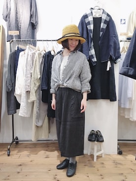 「YARRA（ヤラ）のアイテム」を使った、YARRA吉祥寺店さん（レディース・153cm）の春コーディネート
