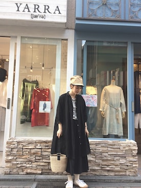 「YARRA（ヤラ）のアイテム」を使った、YARRA吉祥寺店さん（レディース・158cm）の春コーディネート