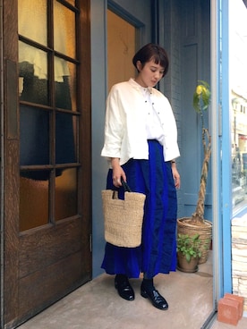 「YARRA（ヤラ）のアイテム」を使った、YARRA吉祥寺店さん（レディース・158cm）の春コーディネート