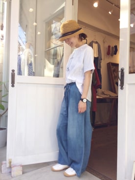 「YARRA（ヤラ）のアイテム」を使った、YARRA吉祥寺店さん（レディース・159cm）の春コーディネート