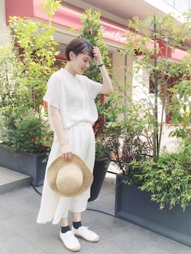 「YARRA（ヤラ）のアイテム」を使った、YARRA吉祥寺店さん（レディース・159cm）の春コーディネート