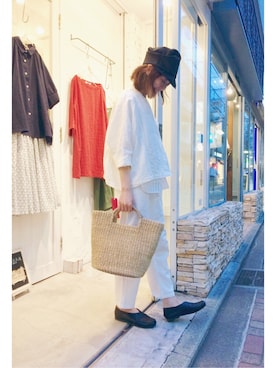 「YARRA（ヤラ）のアイテム」を使った、YARRA吉祥寺店さん（レディース・159cm）の春コーディネート