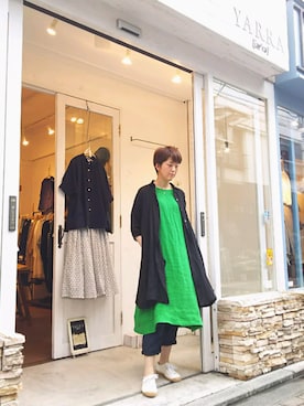 「YARRA（ヤラ）のアイテム」を使った、YARRA吉祥寺店さん（レディース・170cm）の春コーディネート
