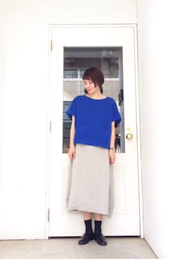 「YARRA（ヤラ）のアイテム」を使った、YARRA吉祥寺店さん（レディース・159cm）の春コーディネート