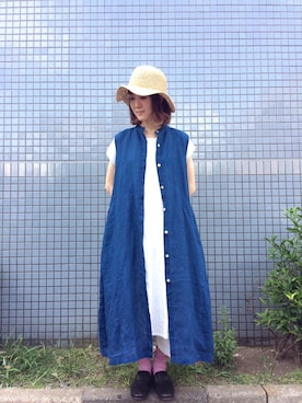 「YARRA（ヤラ）のアイテム」を使った、YARRA吉祥寺店さん（レディース・159cm）の夏コーディネート