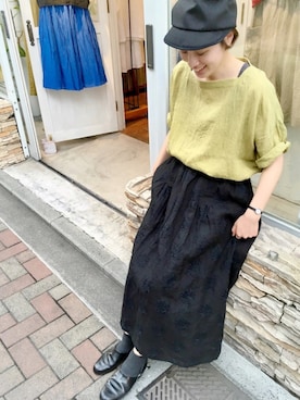 「YARRA（ヤラ）のアイテム」を使った、YARRA吉祥寺店さん（レディース・159cm）の夏コーディネート
