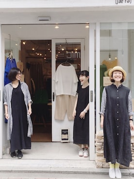 「YARRA（ヤラ）のアイテム」を使った、YARRA吉祥寺店さん（レディース・159cm）の夏コーディネート