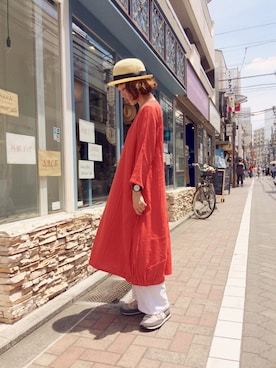 「YARRA（ヤラ）のアイテム」を使った、YARRA吉祥寺店さん（レディース・159cm）の夏コーディネート