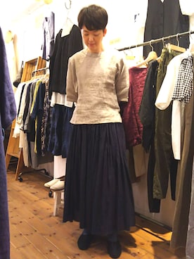 「YARRA（ヤラ）のアイテム」を使った、YARRA吉祥寺店さん（レディース・170cm）の夏コーディネート