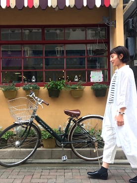 「YARRA（ヤラ）のアイテム」を使った、YARRA吉祥寺店さん（レディース・159cm）の夏コーディネート