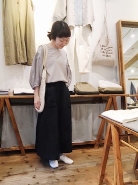 「YARRA（ヤラ）のアイテム」を使った、YARRA吉祥寺店さん（レディース・153cm）の夏コーディネート