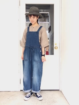 「YARRA（ヤラ）のアイテム」を使った、YARRA吉祥寺店さん（レディース・159cm）の夏コーディネート