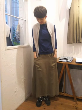 「YARRA（ヤラ）のアイテム」を使った、YARRA吉祥寺店さん（レディース・170cm）の夏コーディネート