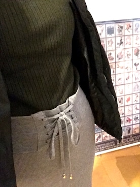 「H&M DIVIDED（エイチアンドエム　ディヴァイデッド）のアイテム（ダウンジャケット/コート）」を使った、ökaさん（レディース・160cm）の冬コーディネート