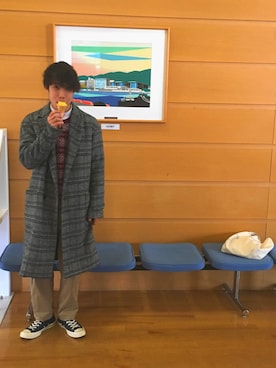 「URBAN RESEARCH Sonny Label（アーバンリサーチサニーレーベル）のアイテム（その他アウター）」を使った、みやっちさん（メンズ・174cm）の冬コーディネート