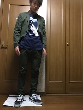 みやっちさん（メンズ・174cm）の春コーディネート