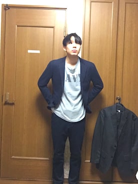 みやっちさん（メンズ・174cm）の春コーディネート