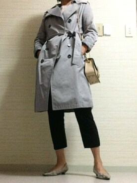 「STYLE DELI（スタイルデリ）のアイテム（パンツ）」を使った、tomoさん（レディース・155cm）の秋コーディネート