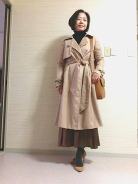 「BELLMER（ベルメール）のアイテム」を使った、tomoさん（レディース・155cm）の冬コーディネート