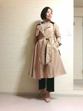 「STYLE DELI（スタイルデリ）のアイテム（パンツ）」を使った、tomoさん（レディース・155cm）の春コーディネート