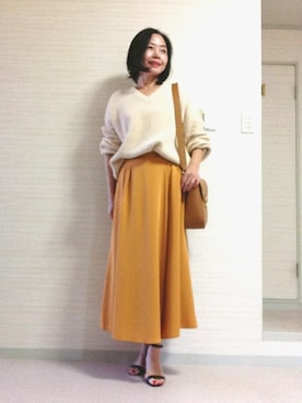 「BELLMER（ベルメール）のアイテム」を使った、tomoさん（レディース・155cm）の春コーディネート