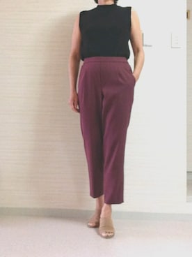 「STYLE DELI（スタイルデリ）のアイテム（トップス）」を使った、tomoさん（レディース・155cm）の夏コーディネート