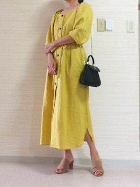 「STYLE DELI（スタイルデリ）のアイテム（ワンピース/ドレス）」を使った、tomoさん（レディース・155cm）の夏コーディネート