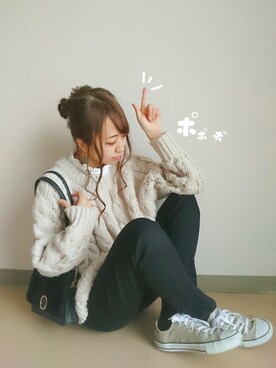 「シンプルおしゃれが好き」｜小鹿*さん（レディース・162cm）の秋コーディネート