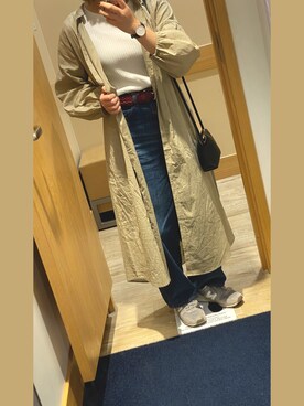 「ショッピング」｜「アイテム（アナログ腕時計）」を使った、Cahoさん（レディース・157cm）の春コーディネート