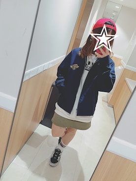 「SKULLSKATES」｜あやぴぴぴさん（レディース・152cm）の春コーディネート