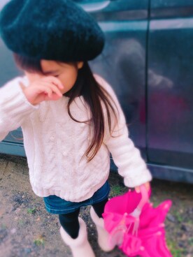 「アイテム（ブーツ）」を使った、baby'sbreath ❁さん（レディース・153cm）の冬コーディネート