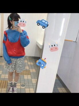 「WEGO（ウィゴー）のアイテム（その他パンツ、ブラック系）」を使った、ameame5903さん（レディース）の春コーディネート