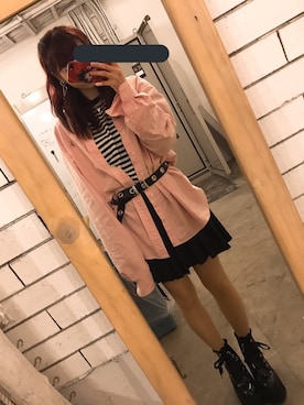 「POLO RALPH LAUREN（ポロ ラルフ ローレン）のアイテム（シャツ/ブラウス、ピンク系）」を使った、ameame5903さん（レディース）の春コーディネート
