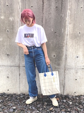 「FR2（エフアールツー）のアイテム」を使った、ユナオくんさん（レディース・163cm）の夏コーディネート