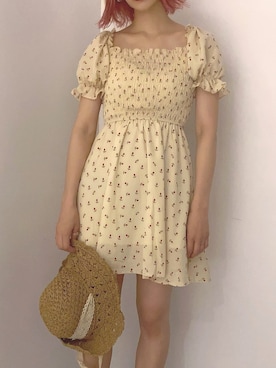 「オルチャンファッション」｜「アイテム（ワンピース/ドレス）」を使った、ユナオくんさん（レディース・163cm）の夏コーディネート