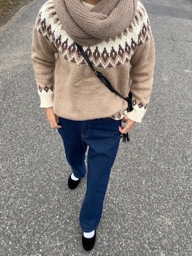 「カンフーシューズ」｜りょんさん（レディース・165cm）の冬コーディネート