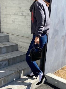 「Shoe Fantasy（シューファンタジー）のアイテム」を使った、りょんさん（レディース・165cm）の春コーディネート