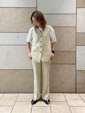 「BE-KILLY（ビーキリー）のアイテム」を使った、YOSHIDA MAYUさん（レディース・162cm）の春コーディネート