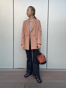 YOSHIDA MAYUさん（レディース・162cm）の春コーディネート