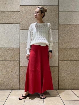 YOSHIDA MAYUさん（レディース・162cm）の春コーディネート