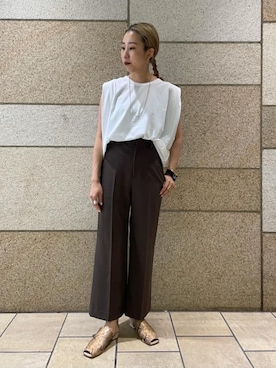 YOSHIDA MAYUさん（レディース・162cm）の春コーディネート