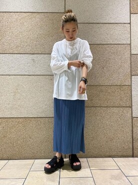 YOSHIDA MAYUさん（レディース・162cm）の春コーディネート