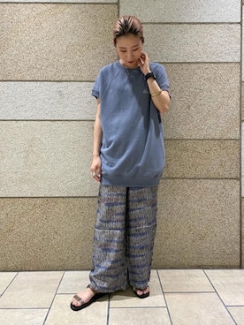 「ベーシック/トラッド」｜YOSHIDA MAYUさん（レディース・162cm）の夏コーディネート