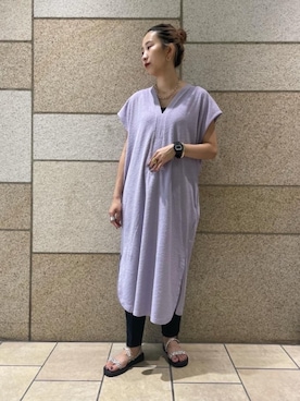 「ベーシック/トラッド」｜YOSHIDA MAYUさん（レディース・162cm）の夏コーディネート