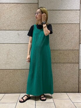 「ベーシック/トラッド」｜YOSHIDA MAYUさん（レディース・162cm）の夏コーディネート