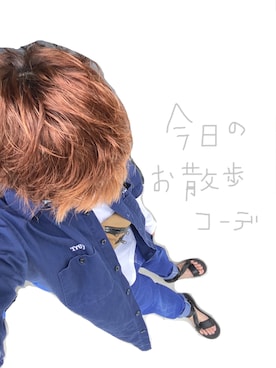 「RED KAP（レッドキャップ）のアイテム」を使った、minatomanさん（レディース・155cm）の夏コーディネート