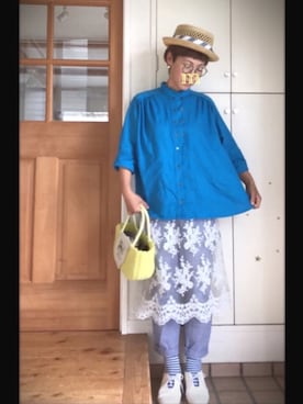 「アイテム（その他）」を使った、むろこ。さん（レディース・155cm）の春コーディネート