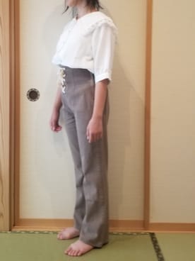 「OLIVE des OLIVE（オリーブデオリーブ）のアイテム」を使った、タマゴ？ヒヨコ？さん（キッズ・154cm）の夏コーディネート