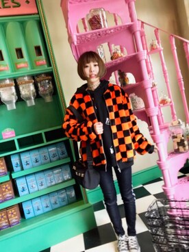 「BUBBLES（バブルス）のアイテム（アクセサリー）」を使った、わいみーさん（レディース・154cm）の冬コーディネート