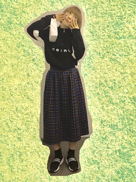 「CONVERSE TOKYO（コンバーストウキョウ）のアイテム（PC・スマホグッズ/家電）」を使った、わいみーさん（レディース・154cm）の冬コーディネート